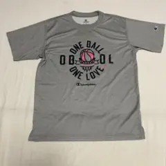 Champion ONE BALL ONE LOVE Tシャツ グレー