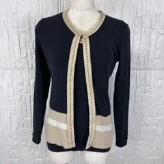 【アンサンブル♡】INED イネド 上品デザイン✨カーディガン　9 【o36】