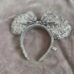 ディズニー　カチューシャ　スパンコール