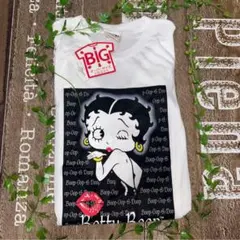 ベティブープ　半袖Tシャツ ホワイト　ベティちゃんTシャツ ビッグサイズ　01