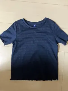 【新品】【即日発送】UNIQLO ネイビーTシャツ 110サイズ