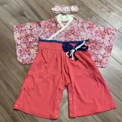 袴風ロンパース　着物　セレモニー