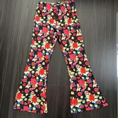 花柄黒地パンツ新品未使用Lサイズ