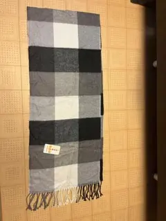 新品 チェック柄マフラー アミノホット 日本製