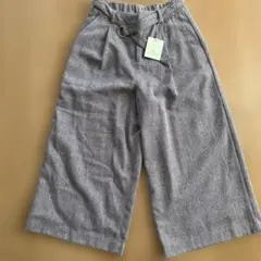 Petit Honfleur ワイドパンツ 黒 61-89サイズ　新品・タグ付き
