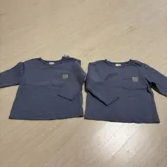 長袖シャツ　2着セット　双子　男の子