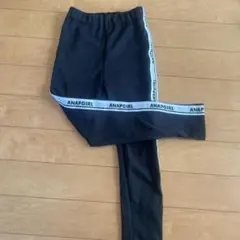 ANAPGIRL 裏起毛レギンスラインパンツ