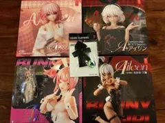 4体+1セット バニーアイリン及びアイリン休日/通常/サンキスド蝸之殼 【美品】