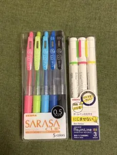 【新品】ZEBRA サラサクリップ 5色　ジャストフィット モジニライン 3色