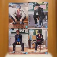 三年Z組銀八先生　銀魂　デスクフィギュア　4種セット　銀八　土方　沖田　高杉