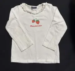 Moujonjon いちごプリント長袖　トップス　100