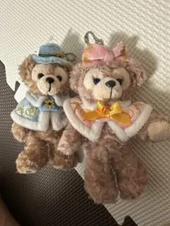 カラーオブクリスマス 2013 ダッフィー シェリーメイ ぬいぐるみバッジ