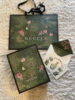 【貴重】GUCCI ヒグチユウコ 初期コラボ ショッパー&ボックス+シール付 2026年最新】ヒグチユウコ gucci ショッパーの人気アイテム - メルカリ