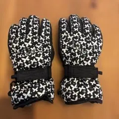 LEVEL スキー スノーボード グローブ 蝶柄7.8歳用