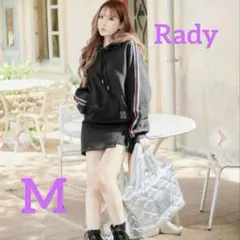 【新品未使用】Rady スリットスカートセットアップ　インナーパンツ付き　M 黒