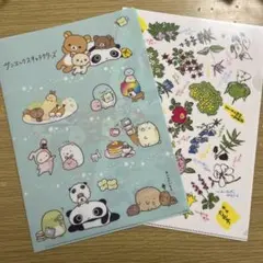 サンエックスキャラクターズ A4クリアファイル他1枚のサムネイル