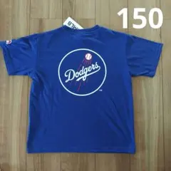 値下げ　150 ドジャース　半袖 Tシャツ ブルー 青　キッズ　ジュニア MLB