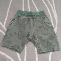 【GAP KIDS】ハーフパンツ カーキ ヤシの木柄 120cm