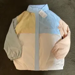 新品　petit main 撥水カラフルジャンパー 130サイズ　マルチカラー