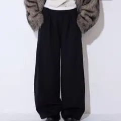 ジーナシス スウェット コクーン タックパンツ