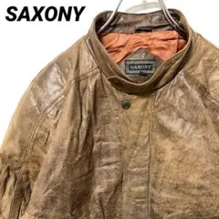 N-6235 SAXONY アメリカ古着フライトジャケット レザージャケットM