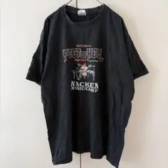ローランド 楽器 ドラムプリント Ｔシャツ 丸首 半袖 M 黒 ライブイベント