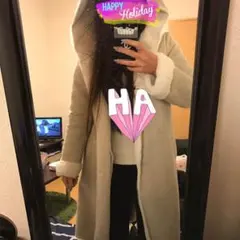 BEAMS lights ムートンコート