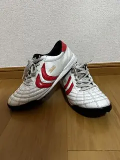 YASUDA サッカーシューズ ホワイトレッド 25cmのサムネイル