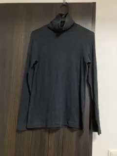 無印　ハイネックカットソー　M