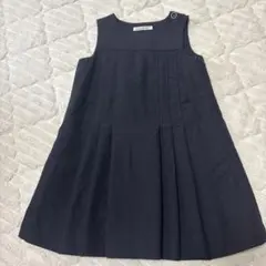 BeBe ネイビー ジャンバースカート