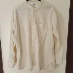 UNIQLO 長袖シャツ L クリーム色