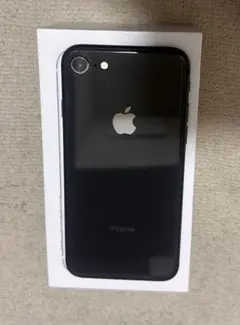 iPhone 8 64GBスペースグレイSIMフリー本体&箱&イヤホン