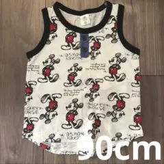 【新品未使用】Disney ミッキーマウス総柄タンクトップ　90cm