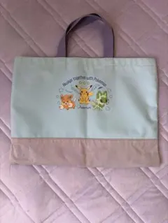 ポケモン 手提げ袋 キャンバス製