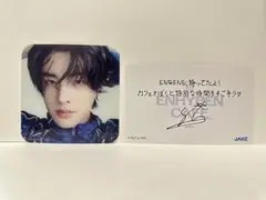 宵 ENHYPEN CAFE、コースター、メッセージカード(ジェイク)