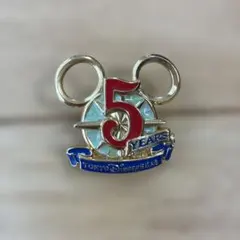 ディズニーシー　ピンバッジ　5周年限定
