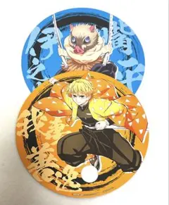 鬼滅の刃 コラボカフェ 特典 我妻善逸 嘴平伊之助