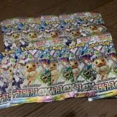 テラスタルフェスex パック　 ポケモンカード　バラパック　10パック分　開封