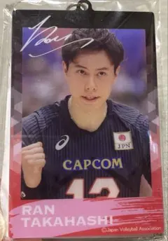 髙橋藍　アクリルスタンド　サイン色紙(非売品) 髙橋藍 高橋藍 オフィシャル限定グッズ 特大アクリルスタンドの