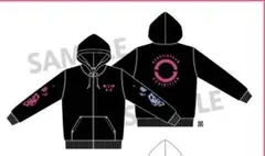 輪るピングドラム展　ジップアップパーカー　黒　新品