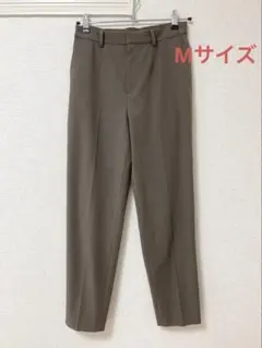 ユニクロ スマートアンクルパンツ 丈長め ブラウン Mサイズ