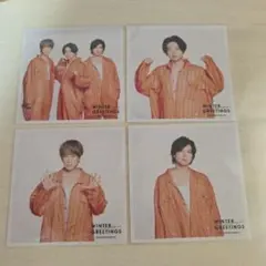 NEWS 公式写真 ましかくフォト WINTER GREETINGS 4枚セット
