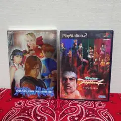【PS2】　2枚セット　DEAD OR ALIVE 2　/　バーチャファイター4