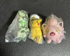 ポケットモンスター つまんでつなげてマスコット11 ボールチェーン　3種