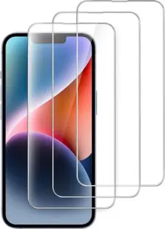 未開封 ガラス フィルム 3枚 iPhone14 Plus 6.7 保護 強化