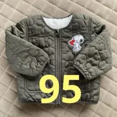 PEANUTS スヌーピー キルティングジャケット 95