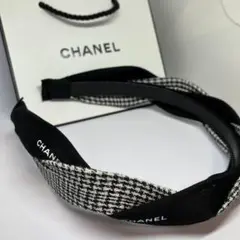新品未使用品CHANELノベルティツイードヘアバンド