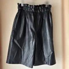 MACPHEE フェイクレザー　ハーフパンツ M 36トゥモローランド