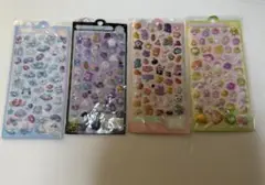 3Dプリントシールボンボンドロップシール4枚セット