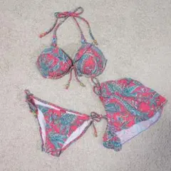 セパレート 三愛 水着 ビキニ ペイズリー セットアップ Mサイズ 9号